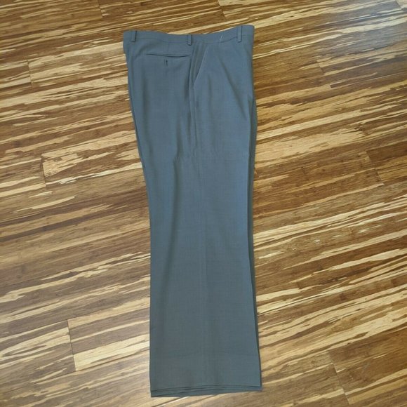 VERSACE Flat Front Men's Dress Pants Beige SZ 36 (I1) - Picture 2 of 9